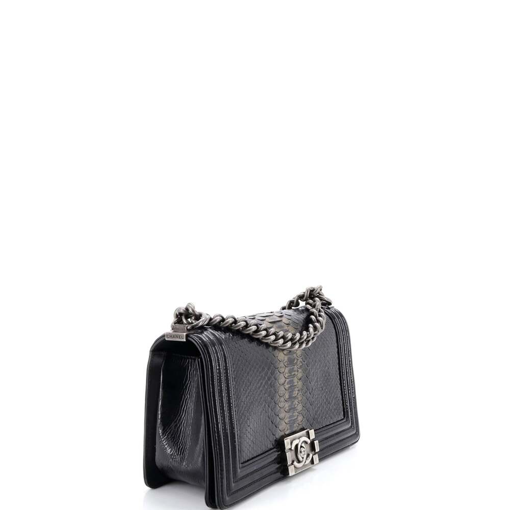 Chanel Boy Flap Bag Python Old Medium #239904C30B - image 2